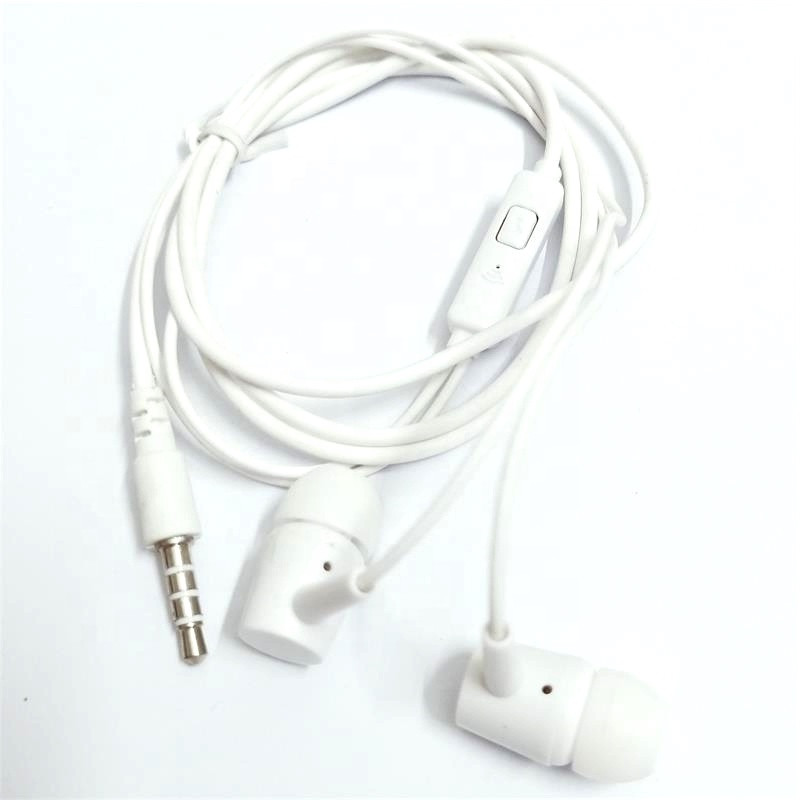 Hot sale universal mobile handsfree headphones wired earphone with MIC (5)
