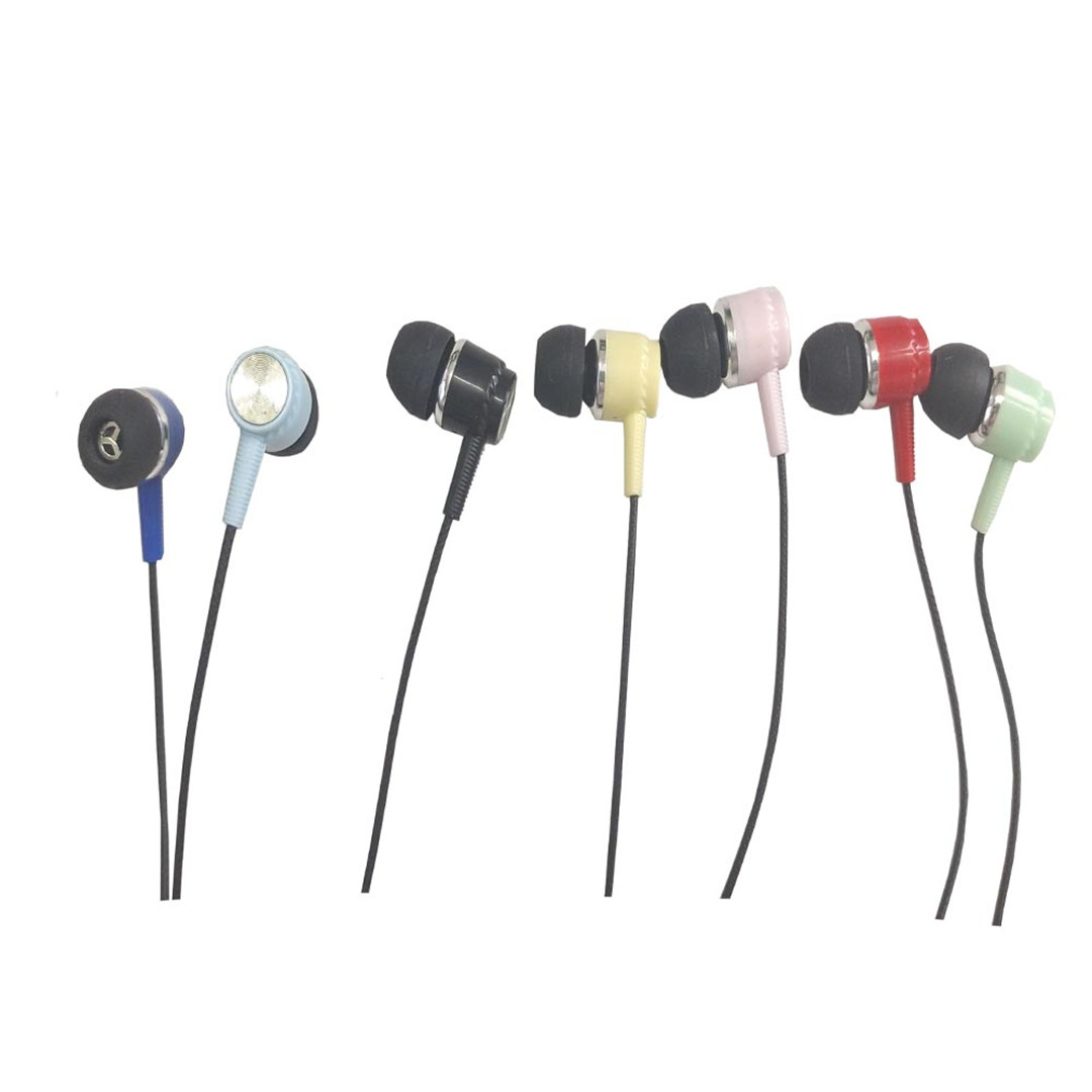 New Design Wired Disposable Earphone Colorful One Time Use For Airplane Aviation Earphone (4)