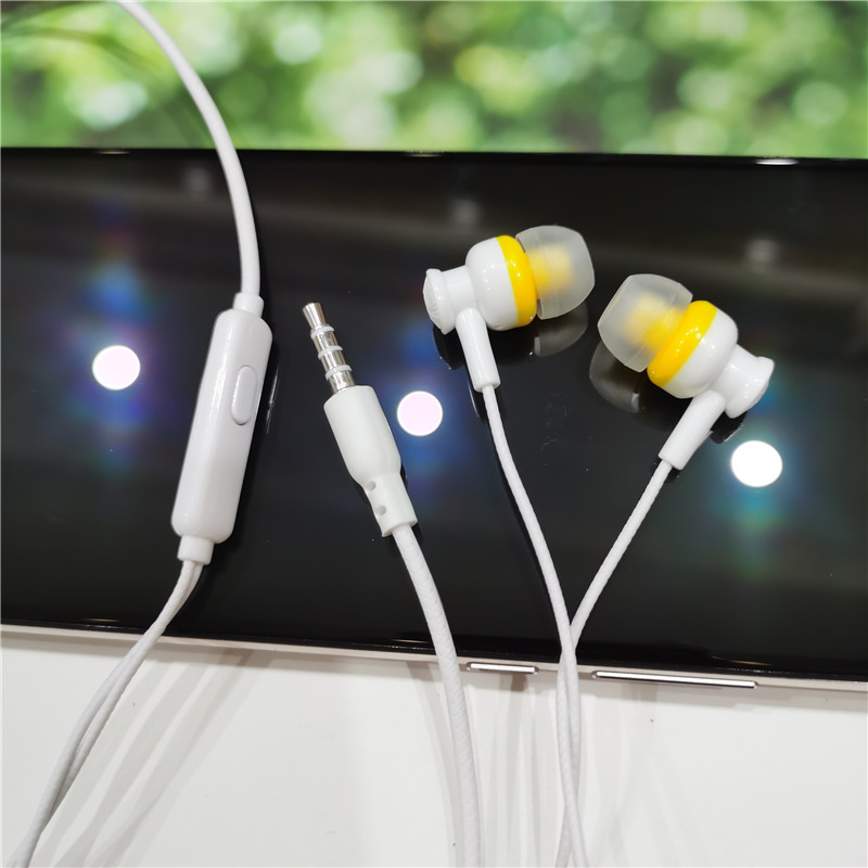 Sport Earphone wholesale Wired Super Bass 3.5mm Crack Earphone Earbud with Microphone Hands Free (4)